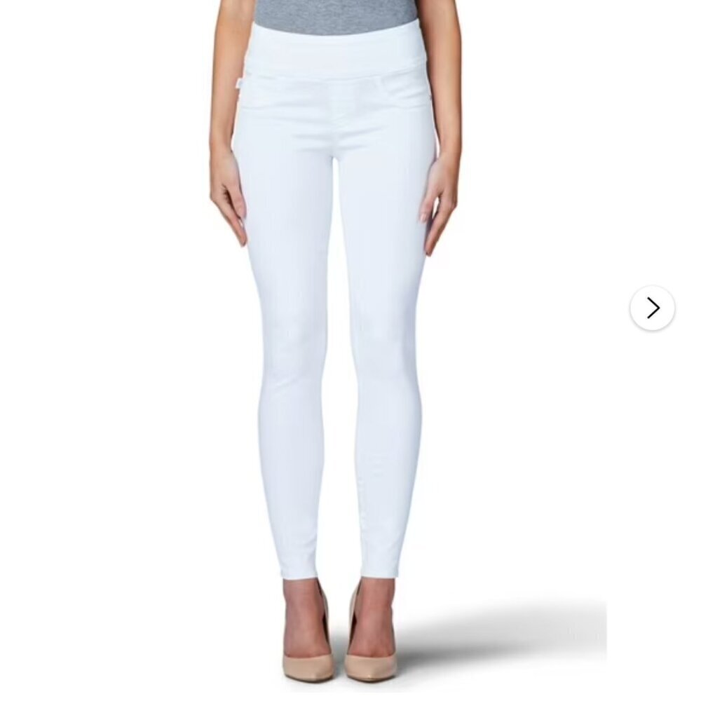Rock‎ & Republic Women's Size 14 Denim Rx Fever Pull On Jegging White Mid-Rise